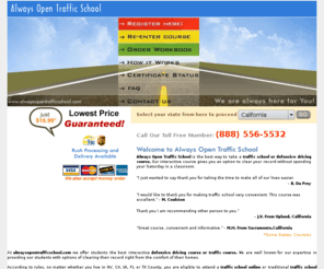 alwaysopentrafficschool.com: AlwaysOpenTrafficSchool.com

