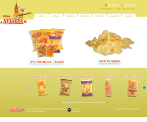 fritossevilla.com: Fritos, Sevilla, Patatas, Patatas Fritas, Crujientes ...
Fritos Sevilla - Empresa de Patatas Fritas - Snack y Frutos Secos