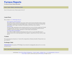 furnacereports.com: Furnace Reports
Furnace Reports For all your Furnace Report Information