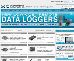 iotech.com: Measurement Computing - The Value Leader in Data Acquisition
Measurement Computing is a leader in low priced data acquisition DAQ and control including USB, PCI, Ethernet, wireless and data loggers