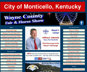 monticelloky.com: City of Monticello, Kentucky
City of Monticello, Kentucky Homepage