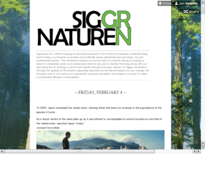 signaturegrn.com: Signature GRN
Bringing environmental issues to the forefront of peoples understanding.