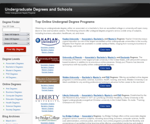 undergraduatedegree.org: Undergraduate Degree.org - The Best Online Undergraduate Degrees
