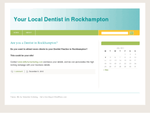 dentistrockhampton.com: Your Local Dentist in Rockhampton
Are you a Dentist in Rockhampton?