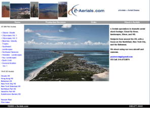 e-aerials.com: e-Aerials.com License free aerials, Clouds, Bahamas, NE, and US Landscapes
e-Aerials specializes in dramatic wide angle aerial scenic stock film. Beautiful aerials, with feature film quality