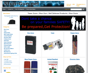 stun-gun.net: Shop Stun Guns - Large Selection of Stun Guns
30% OFF SALE on our stun guns. FREE SHIPPING! Stun Gun , Taser Guns and personal protection products at Stun-Gun.net