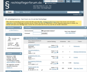 rechtspflegerforum.com: rechtspflegerforum.de - Fach-Forum von, für und über Rechtspfleger
Fach-Forum von, für und über Rechtspfleger