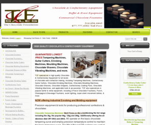 tcfsales.com: TCF Sales - Chocolate Equipement


TCF specializes in  Chocolate and Pastry equipment as well as Upscale Chocolate and Beverage Fountains.   Precision tools for 