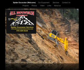 allmountainconstruction.com: Spider Excavator
Spider Excavator Services