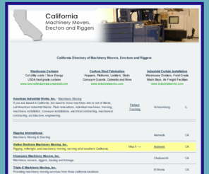 ca-machinerymovers.com: California | Machinery Movers, Erectors and Riggers
American Industrial Werks - Expert Riggers, Machine Movers/demolition, and Millwrights serving businesses throughout the Chicago area, northern Illinois and surrounding areas in the Midwest.