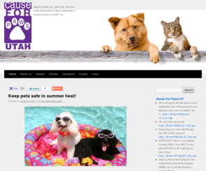 causeforpawsutah.org: Incompatible Browser | Facebook
 Facebook is a social utility that connects people with friends and others who work, study and live around them. People use Facebook to keep up with friends, upload an unlimited number of photos, post links and videos, and learn more about the people they meet.
