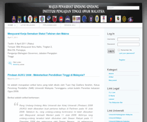 mpuu.org: Majlis Penasihat Undang-Undang IPTA
