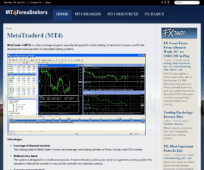 mt4fxbrokers.com: mt4forexbrokers.com :: MetaTrader 4 Forex Brokers - Welcome to the Frontpage
MetaTrader 4 Forex Brokers -