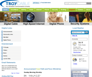 troycable.net: Welcome to Troy Cablevision
Troy Cable, your hometown communications company