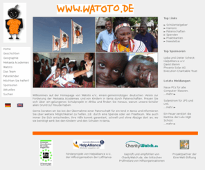 watoto.de: Watoto und Mekaela Academies
Kinder, Afrika, Kenia, Ukunda, Diani Beach, Schulen, Patenschaft, Patenkind, Spenden, Praktikum, Volontariat, Watoto, Manuel Alexander School, Likunda Primary School, Heshima Primary School, Lulu High School, Mekaela Academies, CSR, Hamsini