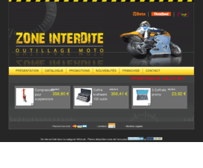 zone-interdite.fr: Zone-Interdite - Outillage Moto -  machine et accessoires pour ateliers
Zone-Interdite - Vente d'outillage, machine et accessoires pour garages et atelier Moto 