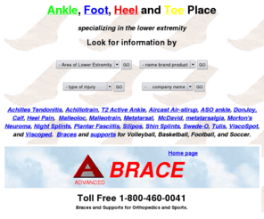 ankle-foot.com: Ankle, Diabetic Foot, Heel, Toe, Plantar Fasciitis, Metatarsalgia, Silipos
Ankle, Foot, Heel and Toe