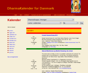 dharmakalender.dk: DharmaKalender for Danmark
