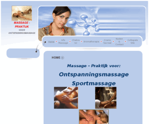 massage-praktijk.net: MASSAGE - PRAKTIJK - Home
MASSAGE PRAKTIJK van Top tot Teen voor een heerlijke ontspannende massage.