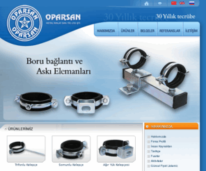 oparsan.com.tr: OPARSAN - Kelepçe , Doğalgaz Kelepçesi,Boru Bağlantı Elemanları,Askı Elemanları
Oparsan - Kelepçe, Boru Bağlantı Elemanları Üreticisi , Trifonlu Kelepçe, Somunlu Kelepçe, Doğalgaz Kelepçesi, Sprinkler Kelepçe , Askı Sistemleri, 