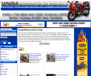 findmeamotorcycle.com: Honda Motorcycles For Sale - Used Honda Motorcycles
New and used Honda Motorcycles for sale. Sport, Touring, Dirt bikes, street cruizers, and more.