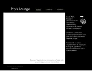 pitys-lounge.com: Pity's Lounge - Portada
Pity's Lounge: Alquiler de mobiliario y complementos para eventos.
