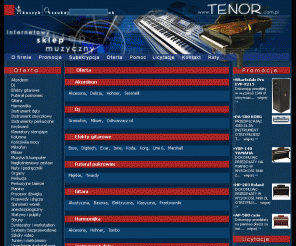 tenor.com.pl: gitary, keyborad, pianina -- "TENOR" -- internetowy sklep muzyczny
