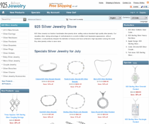 925jewelry.net: 925 Sterling Silver at Wholesale 925 Silver Jewelry Shop for Sale
925 silver jewelry store offers a large selection of silver jewelry like 925 silver pendants, all of which bring you unexpected surprises.