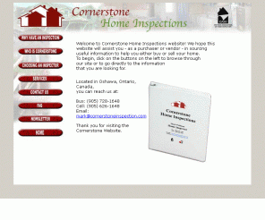 cornerstoneinspection.com: Home Inspections
