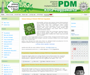 pdmjogja.org: Pimpinan Daerah Muhammadiyah Kota Yogyakarta
Situs PDM pimpinan daerah muhammadiyah