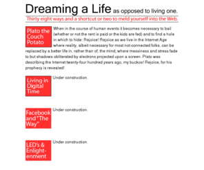 dreamingalife.com: Dreaming A Life
Dreaming a Life, a place to escape