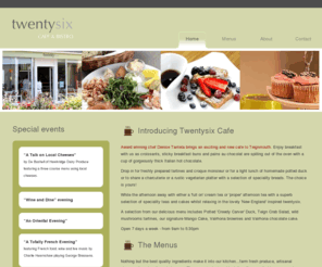 twentysixcafe.com: twentysix cafe - mouthwatering locally sourced homemade light meals, patisseries and a superb selection of speciality teas.
twentysix cafe - mouthwatering locally sourced homemade light meals, patisseries and a superb selection of speciality teas.