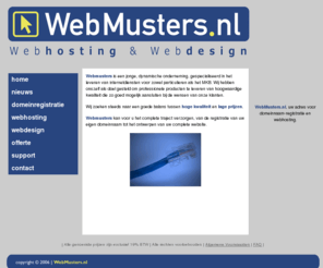 webmusters.nl: .:: WebMusters ::.
WebMusters.nl, webHosting & webDesign