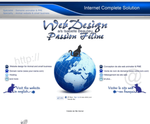 wpf-design.com: Webdesign Passion Feline & Internet Solutions - For Pet - Pour animaux et   - Création de Site Internet
Webdesign animalier et pour PME, hebergement, nom domaine, service international. Pet and samll business Webdesign service, hosting and domain name. International service, WebDesign Passion Feline