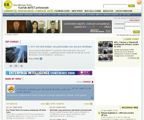 datamanager.it: D.M.O - Data Manager On Line - Il Portale dell' ICT Professionale
