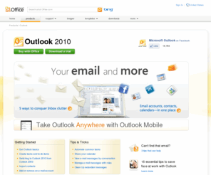 msoutlookvista.com: Microsoft Outlook 2010 - Email and calendar software
Explore Microsoft Outlook 2010, the premium business and personal e-mail management tool and calendar software to help you stay in touch.