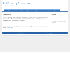 selfcateringaran.com: Self Catering Aran :-: Home
Self Catering accommodation on the Aran Islands