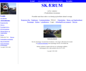 skaerum.net: Skærum
- en landsby i naturen under Frederikshavn kommune...
