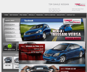 timdahleutah.com: Tim Dahle Nissan Murray, UT: New & Used Car Dealership, Auto Repair & Service
Nissan Dealer, Serving Murray in Utah. Auto sales, Nissan auto parts, auto service, and financing.