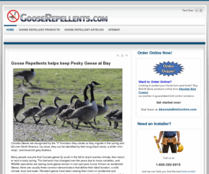 gooserepellents.com: Goose Repellent
Goose repellents keep pest geese away from your property