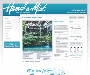 humidamist.net: Humid-a-Mist  Official Site of the Pulse Mist Humidifier
Humid-a-Mist