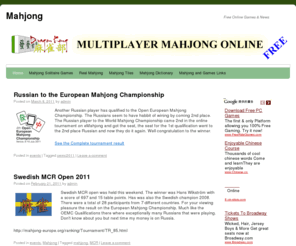 ron2.net: Mahjong
 Free Online Mahjong Games - Free Online Mahjongg Games 