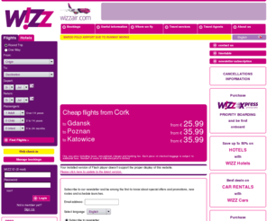 wizzair.hu: Wizz Air

			Cheap flights from the UK and Ireland: Bulgaria, Czech Republic, Croatia, Hungary, Lithuania, Latvia, Macedonia, Poland, Romania, Serbia, Ukraine