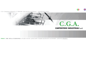 cgasrl.com: C.G.A. Carpenterie Industriali s.r.l. - Official Home Page
CGA Carpenterie Industriali srl