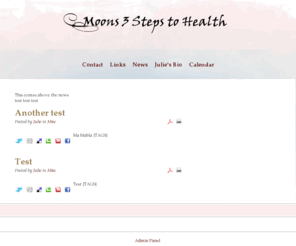 moons3stepstohealth.com: Moons 3 Steps to Health: News
