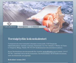 torstaipoyta.es: Kokouskalenteri - Torstaipöytä
Un sitio web para la edición de sitios