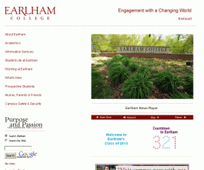 earlham.edu: Earlham College — Richmond, Indiana
