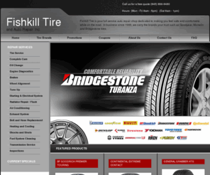 fishkilltirecompany.com: Complete Auto Care - Fishkill Tire
Discount Tires and Automotive Services for Dutchess, Putnam and Orange Counties