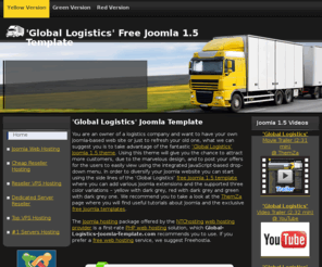 global-logistics-joomla-template.com: 'Global Logistics' Outstanding Free Joomla 1.5 Template
