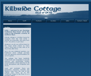 kilbridecottage.co.uk: Kilbride Cottage - Isle of Skye
